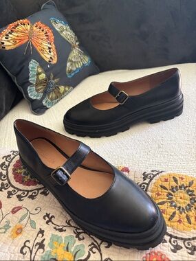 Goth Chunky Sole Madewell The Freya Platform Lugsole Mary Jane NWOB Size 9